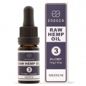 Endoca RAW Hemp Oil Drops 300mg CBD + CBDa (3%) 10ml