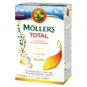 Moller's Total Ωμέγα 3 Βιταμίνες & Μέταλλα 28 caps + 28 tabs