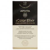 Apivita My Color Elixir Μόνιμη βαφή Μαλλιών N1,0 Φυσικό μαύρο