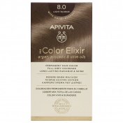 Apivita My Color Elixir Μόνιμη βαφή Μαλλιών N8,0 Ξανθό ανοιχτό