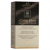 Apivita My Color Elixir Μόνιμη βαφή Μαλλιών N4,11 Καστανό έντονο