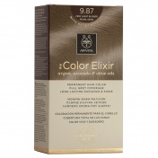 Apivita My Color Elixir Μόνιμη βαφή Μαλλιών N9,87 Ξανθό πολύ ανοιχτό περλέ μπεζ