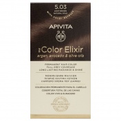 Apivita My Color Elixir Μόνιμη βαφή Μαλλιών N5,03 Καστανό ανοιχτό φυσικό μελί