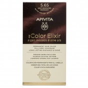 Apivita My Color Elixir Μόνιμη βαφή Μαλλιών  N5,65 Καστανό ανοιχτό κόκκινο μαονί