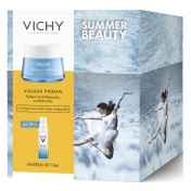 Vichy Promo Pack Summer Beauty Aqualia Thermal Creme Rehydratante Riche 50ml & ΔΩΡΟ Mineral 89 10ml