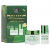 Apivita Promo Pack Merry & Bright Κρέμα Bee Radiant Ελαφριάς Υφής 50ml με ΔΩΡΟ Bee Radiant Κρέμα Ματιών 15ml