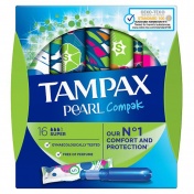 Tampax Pearl Compak Super 16τμχ