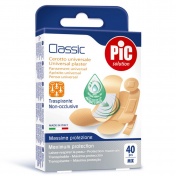 Pic Classic Universal Plasters 40 Strips 4 Μεγεθών