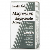 Health aid Magnesium Bisglycinate 375mg 60tabs