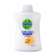 Dettol Soft on Skin Hard on Dirt Antibacterial Hand Wash με Μέλι Ανταλλακτικό 250ml