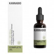 KannaBio Full Spectrum 3% Hemp Oil Drops 300mg CBD + CBDa 10ml