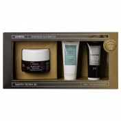 Korres Promo Pack Μαύρη Πεύκη 3D Κρέμα Ημέρας για Ξηρές - Πολύ Ξηρές Επιδερμίδες 40ml & ΔΩΡΟ Κρέμα Νύχτας 16ml & Αφρώδης Κρέμα Καθαρισμού 16ml