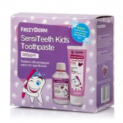 Frezyderm Promo Pack SensiTeeth Kids Toothpaste 3+ age 500ppm 50ml & ΔΩΡΟ SensiTeeth Kids Mouthwash 100ml