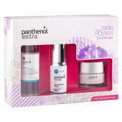 Panthenol Extra Promo Pack Skin Power Ενυδάτωση Day Cream SPF15 50ml, Face & Eye Serum 30ml & Micellar True Cleanser 3in1 100ml