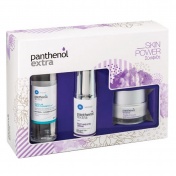 Panthenol Extra Promo Pack Skin Power Σύσφιξη Night Cream 50ml, Face & Eye Serum 30ml & Micellar True Cleanser 3in1 100ml