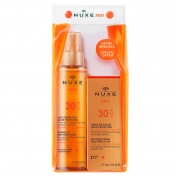 Nuxe Promo Pack Sun Huile Bronzante Haute Protection SPF30 150ml & Creme Delicieuse Visage Haute Protection SPF30 50ml