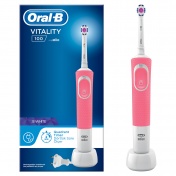 Oral B Vitality 100 3D White σε Ροζ Χρώμα