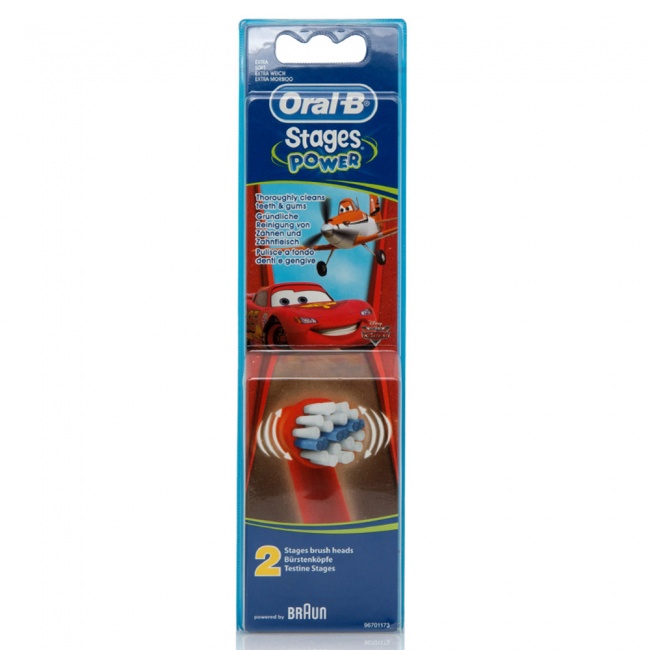 Oral B Ανταλλακτικά Stages Power Kids Cars 2τμχ