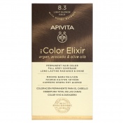 Apivita My Color Elixir Μόνιμη βαφή Μαλλιών N8.3 Ξανθό Ανοιχτό Χρυσό