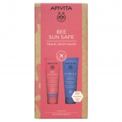 Apivita Bee Sun Safe Travel Must Haves Hydra Fresh Face & Body Milk SPF50 100ml & After Sun Cool & Sooth Face & Body Gel-Cream 100ml