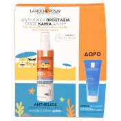 La Roche Posay Promo Pack Anthelios Dermo-Pediatrics Invisible Spray SPF50 200ml & ΔΩΡΟ Lipikar Gel Lavant 100ml