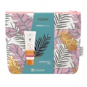 Vichy Capital Soleil Anti-Ageing 3 in 1 Antioxidant SPF50+ 50ml  & ΔΩΡΟ Καλοκαιρινό Νεσεσέρ