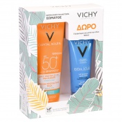 Vichy Capital Soleil Fresh Protective Milk Face & Body SPF50+ 300ml & ΔΩΡΟ After Sun Milk 100ml