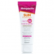 Histoplastin Sun Protection Face Cream to Powder Tinted Spf50+ 50ml