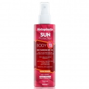 Histoplastin Sun Protection Tanning Dry Oil Body Satin Touch Spf15+ 200ml