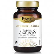 Power Health Liposomal Range Vitamin C 300mg & Vitamin D3 1000iu 30caps