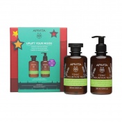 Apivita Promo UPLIFT YOUR MOOD Tonic Mountain Tea Shower Gel 250ml & Moisturizing Body Milk 200ml