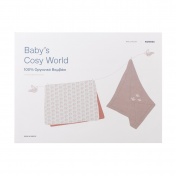 Korres Baby's Cozy World Set με Κουβέρτα & Μουσελίνα Αγκαλιάς από 100% Οργανικό Βαμβάκι