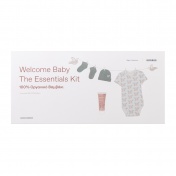 Korres Welcome Baby the Essentials Kit με Κορμάκι & Καλτσάκια & Σκουφάκι από 100% Οργανικό Βαμβάκι