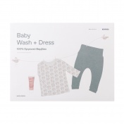 Korres Baby Wash & Dress Set με Μπλουζάκι & Παντελόνι από 100% Οργανικό Βαμβάκι