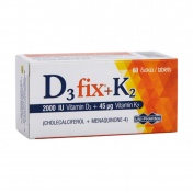 Uni-Pharma D3 Fix 2000IU + K2 45μg 60tabs