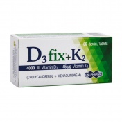Uni-Pharma D3 Fix 4000IU + K2 45μg 60tabs