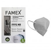 Famex Mask Μάσκα Υψηλής Προστασίας FFP2/KN95 Γκρι 10τεμ