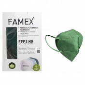 Famex Mask Μάσκα Υψηλής Προστασίας FFP2/KN95 Κυπαρισσί 10τεμ
