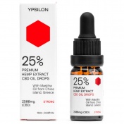 YPSILON 25% STRONG  Έλαιο Κάνναβης CBD 2500mg με Μαστιχέλαιο Χίου 10ml