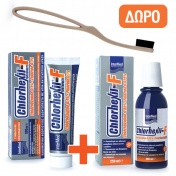 Chlorhexil F Toothpaste 100ml + Mouthwash 250ml & ΔΩΡΟ Οδοντόβουρτσα Professional Ergonomic Soft