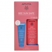 Apivita Bee Sun Safe Promo Pack Hydra Melting Ultra-Light Face & Body Spray SPF50 200ml & After Sun Cool & Sooth Face & Body Gel-Cream 100ml