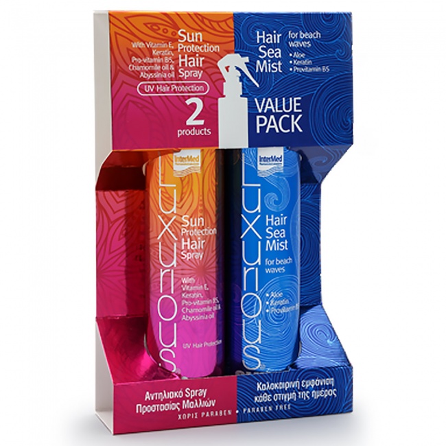 Luxurious Sun Protection Hair Spray 200ml & Hair Sea Mist 200ml