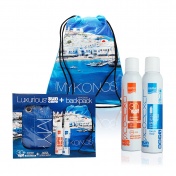 Luxurious Sun Care Mykonos Summer Backpack