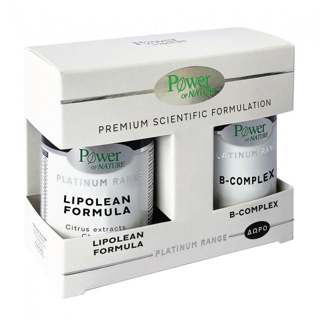 Power Health Platinum Range Lipolean Formula 60caps & ΔΩΡΟ B-Complex 20tabs - Promo Pack 1+1