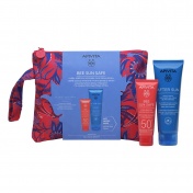 Apivita Promo Pack Bee Sun Safe Hydra Sensitive Soothing Face Cream SPF50 50ml & ΔΩΡΟ After Sun Cool & Sooth Gel-Cream 100ml σε Συλλεκτικό Τσαντάκι Vassia Kostara