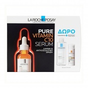 La Roche Posay Promo Pack Pure Vitamin C10 Serum 30ml & ΔΩΡΟ Eau Micellaire Ultra 50ml & Anthelios Age Correct SPF50 3ml