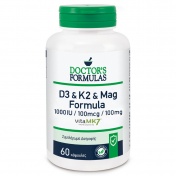 Doctor's Formulas D3 & K2 & Mag Formula 60caps