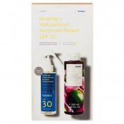 Korres Promo Pack Ginseng Hyaluronic Splash SPF30 150ml & Αφρόλουτρο με Tζίντζερ & Μοσχολέμονο 250ml