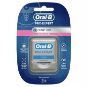 Oral B Pro-Expert Clinic Κερωμένο Οδοντικό Νήμα Με Γεύση Μέντα 25m