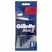 Gillette Blue II Fixed Ξυραφάκια 2 Λεπίδων Μιας Χρήσης 5τμχ
